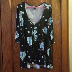Torrid Size 1 High-lo babydoll top